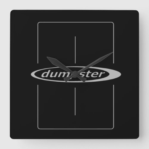 Dumpster Logo 22 Black Clock
