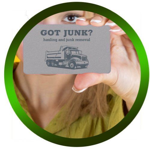 Dumpster Service Hauling Business Card