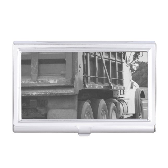 Dumpster Truck Business Card Case (Front)