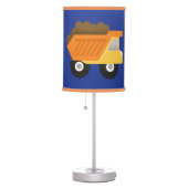 Dumptruck with Orange Trim Table Lamp (Right)