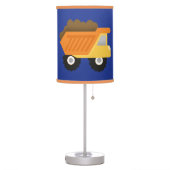 Dumptruck with Orange Trim Table Lamp (Left)