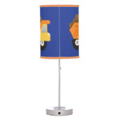 Dumptruck with Orange Trim Table Lamp (Back)