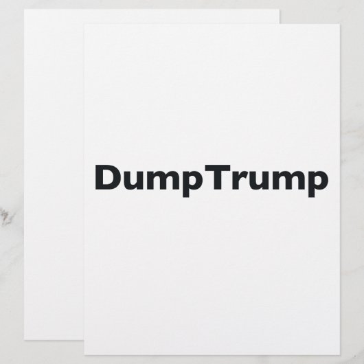 DumpTrump (Front/Back)