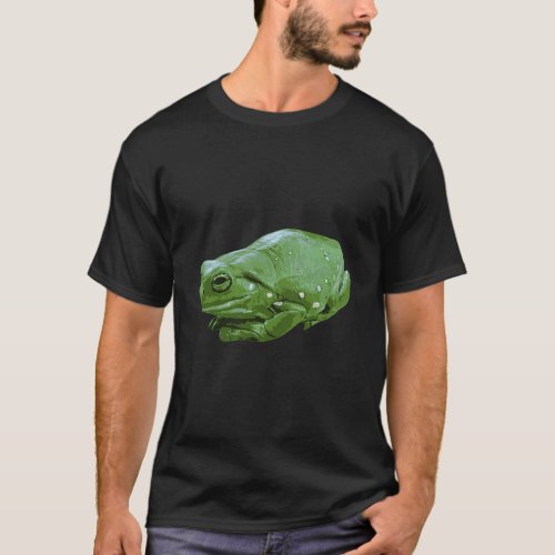 Dumpy Tree Frog WhiteS Tree Frog Amphibian T_Shirt