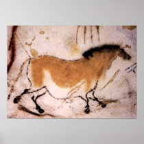 Dun Horse - Prehistoric Cave Painting Poster Print