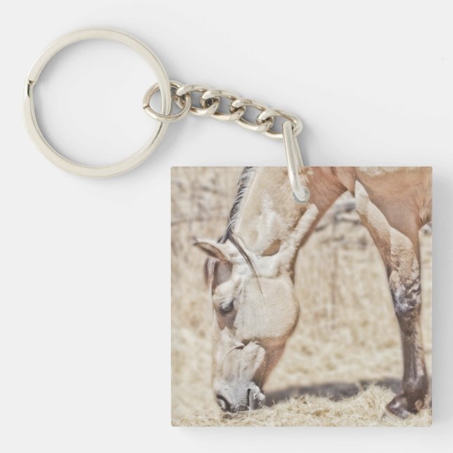 Dun Horse  - Square (single-sided) Keychain (Front)