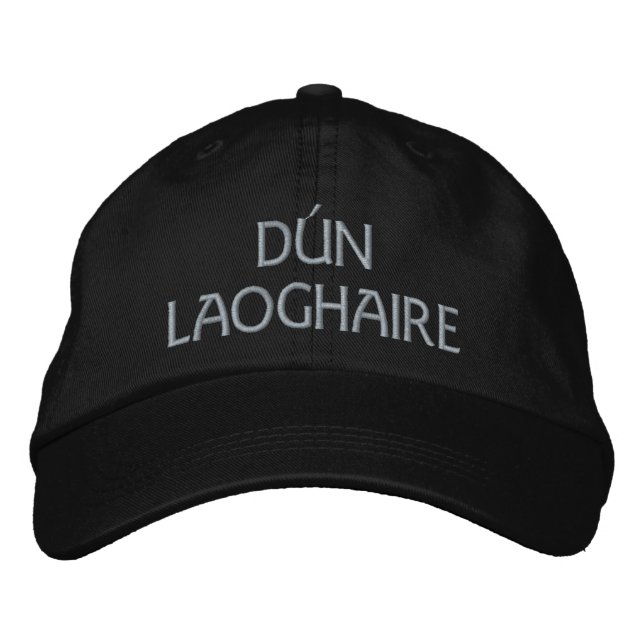 Dún Laoghaire Embroidered Baseball Cap (Front)