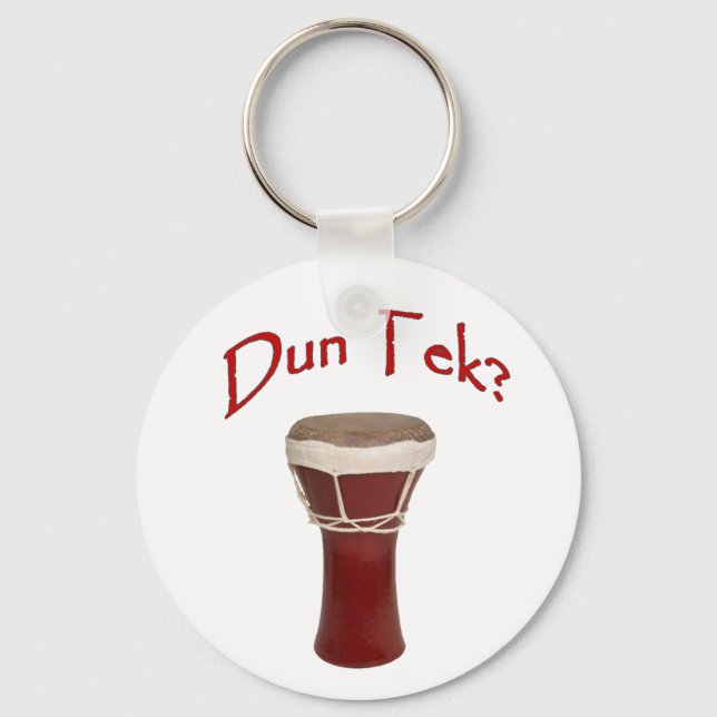 Dun Tek Red Keychain (Front)