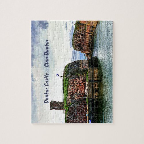 Dunbar Castle  Clan Dunbar Jigsaw Puzzle