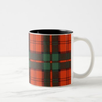 Dunbar Clan Plaid Scottish Tartan Two-tone Coffee Mug by TheTartanShop at Zazzle