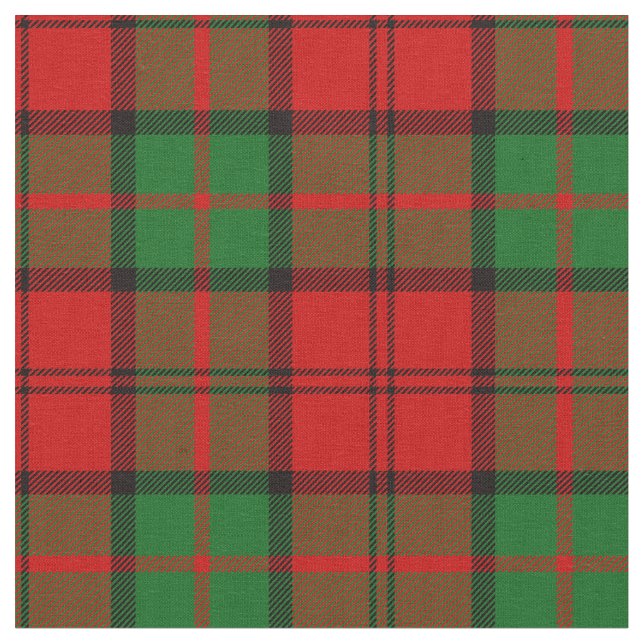 Dunbar Tartan Print Fabric (Close Up)