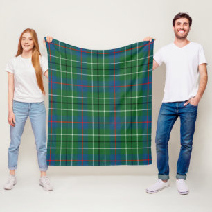 Duncan Ancient Plaid Fleece Blanket