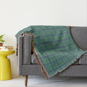 Duncan Clan Ancient Tartan Throw Blanket