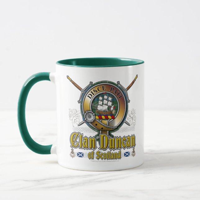 Duncan Clan Badge Mug (Left)