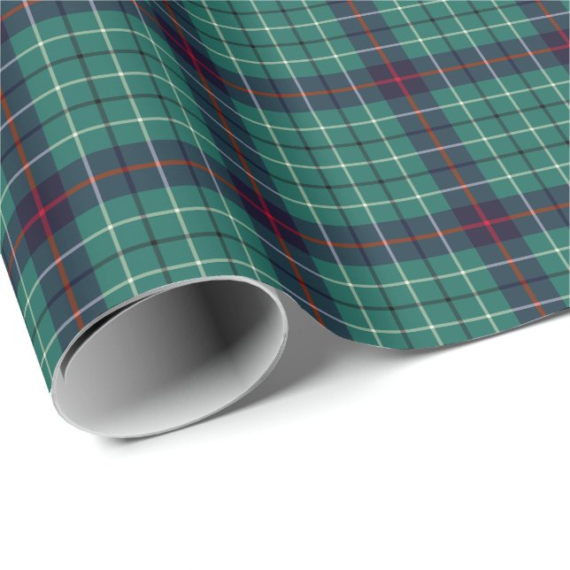 Duncan Clan Modern Tartan Wrapping Paper (Roll Corner)