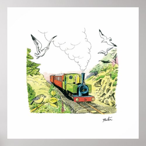 Duncan Dragon Steam Train Art Print