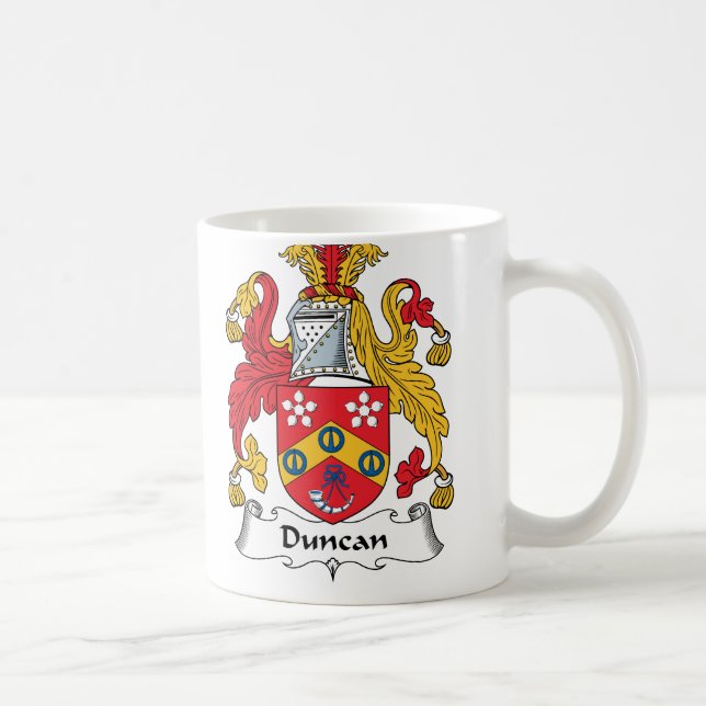 Duncan Family Crest Coffee Mug (Right)
