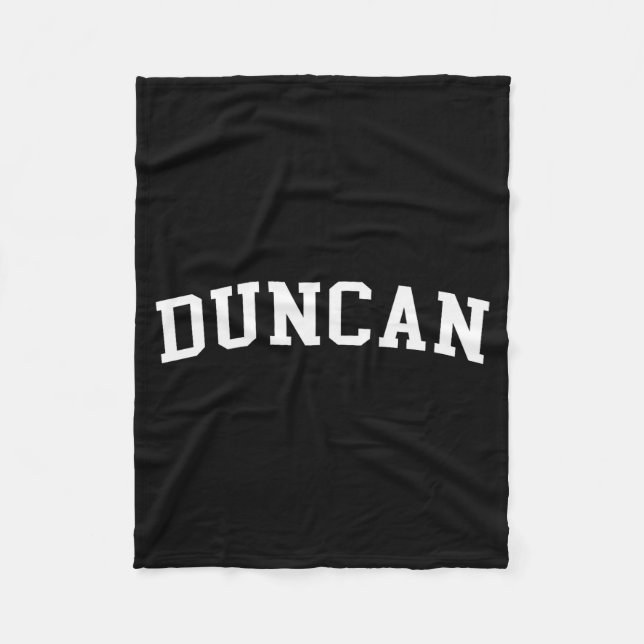Duncan  fleece blanket (Front)