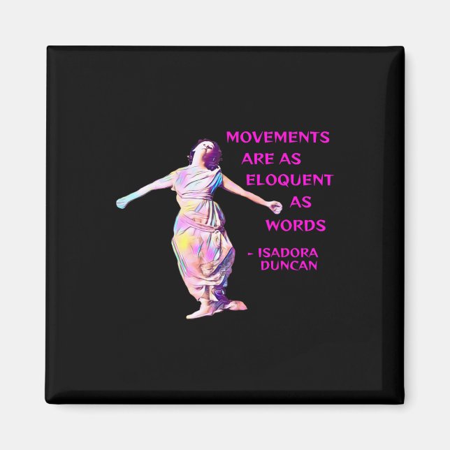 Duncan - Movements Are As Eloquent As Words  Magnet (Front)