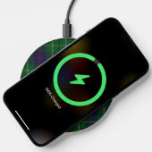 Duncan Plaid Monogrammed Wireless Charger (Phone)