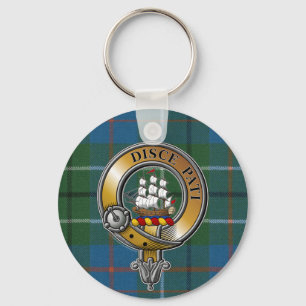 Duncan Tartan & Badge Keychain