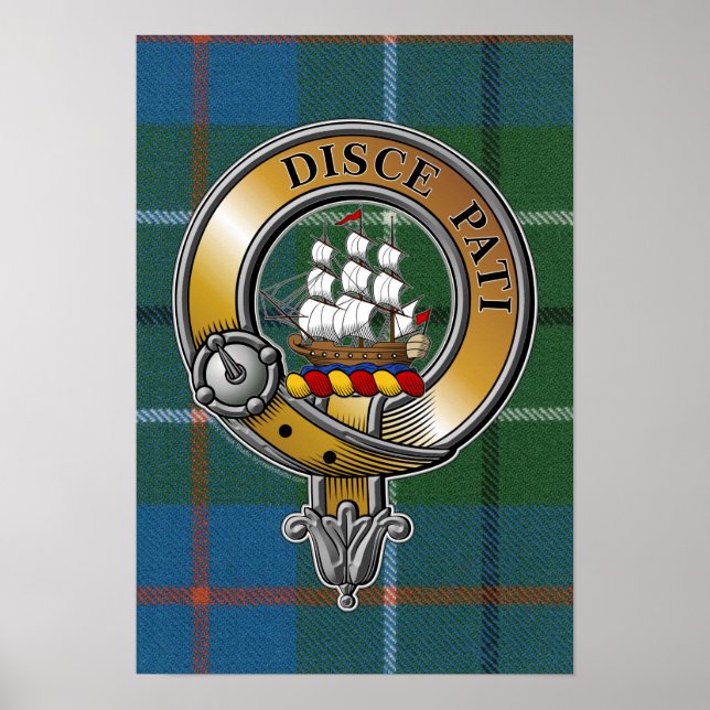 Duncan Tartan & Badge Poster (Front)