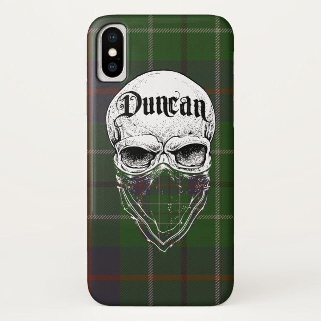 Duncan Tartan Bandit Case-Mate iPhone Case (Back)