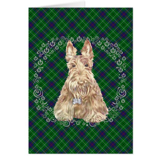 Duncan Tartan Scottie Cards (Front)