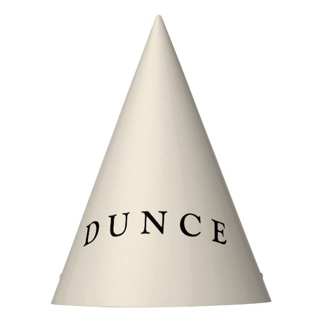 dunce hat