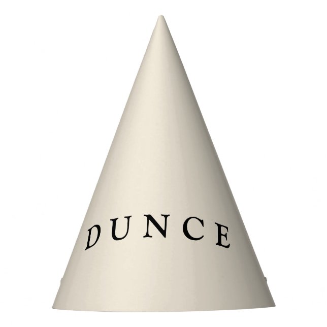 Dunce Hat (Front)