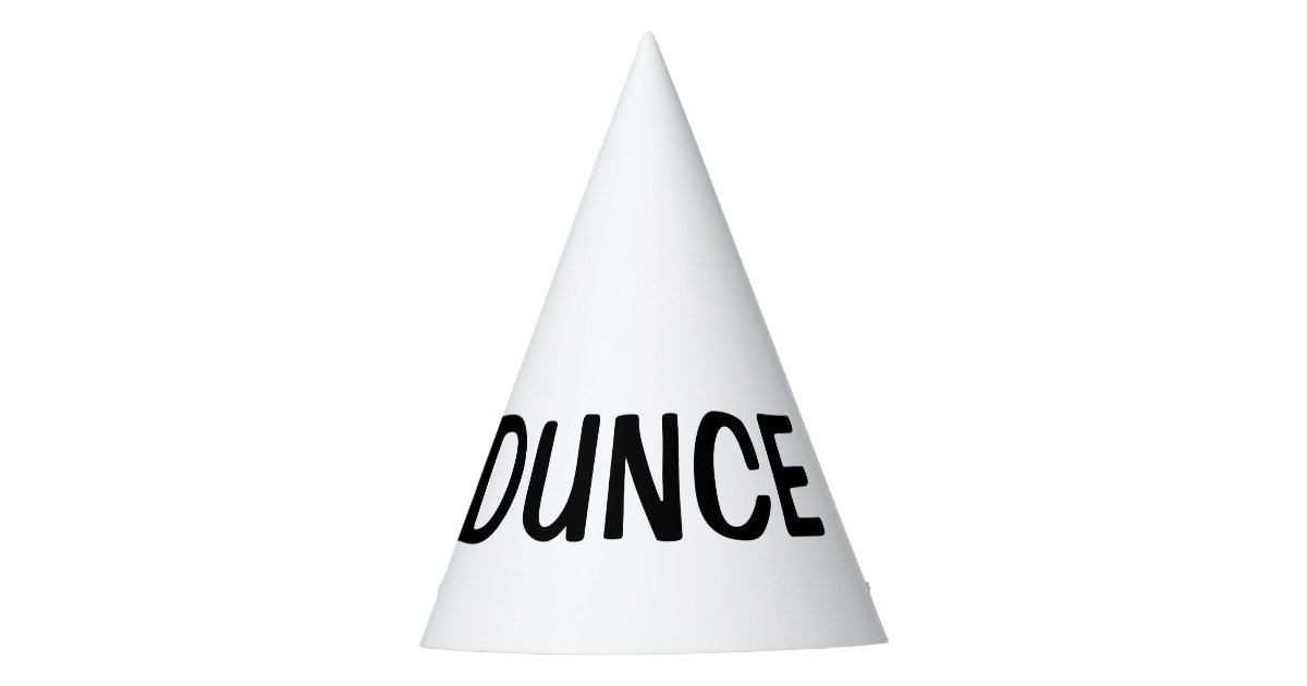 Personalized Dunce Hat - DIY custom party hats | Zazzle.com