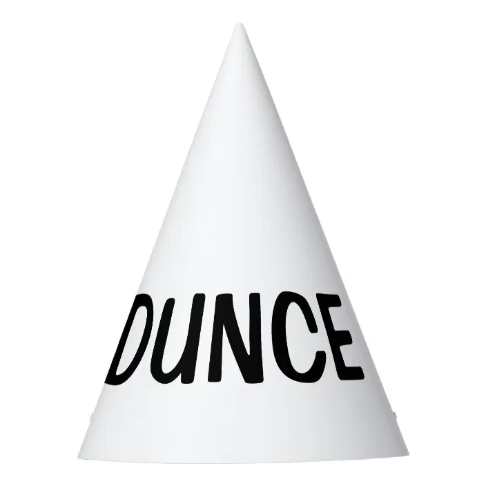 Dunce Hat Diy Custom Party Hats Zazzle Com
