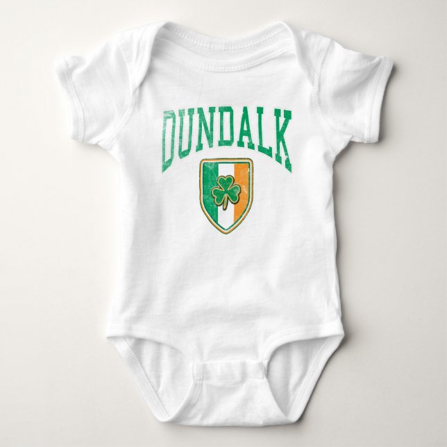 DUNDALK Ireland Baby Bodysuit (Front)
