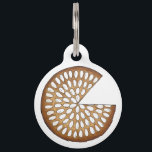 Dundee Cake Scotland Scottish Food Fruit Cake Pet ID Tag<br><div class="desc">Foodie-themed design  features an original marker illustration of a classic Dundee cake,  a Scottish fruit cake made with almonds,  sultanas,  candied citrus,  glacé cherries,  marmalade,  and currants. Ideal for your favourite fan of Scotland,  British baking,  or Scottish food.</div>