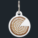 Dundee Cake Scotland Scottish Food Fruit Cake Pet ID Tag<br><div class="desc">Foodie-themed design  features an original marker illustration of a classic Dundee cake,  a Scottish fruit cake made with almonds,  sultanas,  candied citrus,  glacé cherries,  marmalade,  and currants. Ideal for your favourite fan of Scotland,  British baking,  or Scottish food.</div>