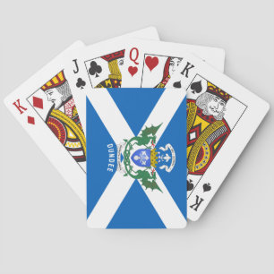 Dundee coat of arms/ St. Andrew's Cross backdrop Poker Cards