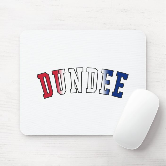 Dundee in United Kingdom National Flag Colors Mousepad