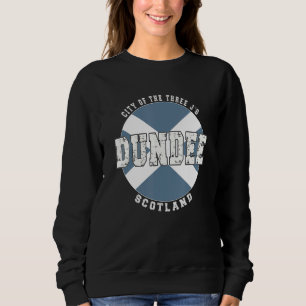 Dundee Scotland Vintage Scottish flag Sweatshirt