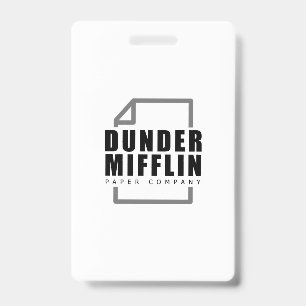 Dunder Mifflin Badge