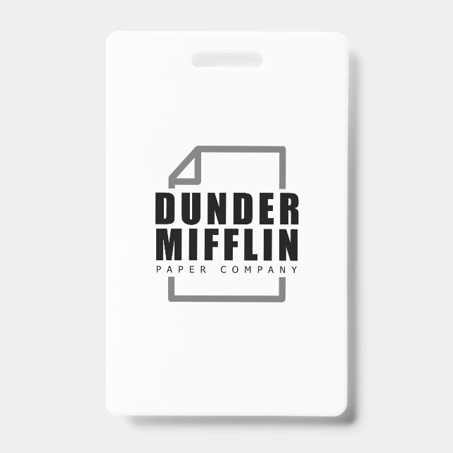 Dunder Mifflin Badge (Front)