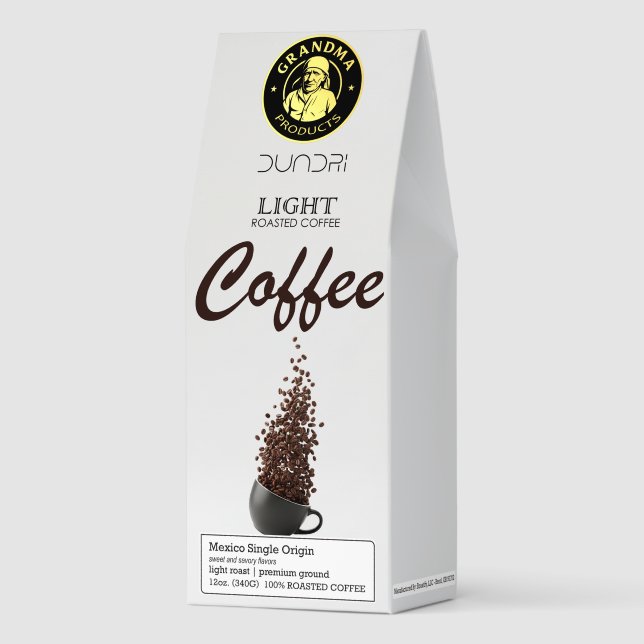 Dundri Light Roasted Coffee – Premium Arabica Blen (Front)