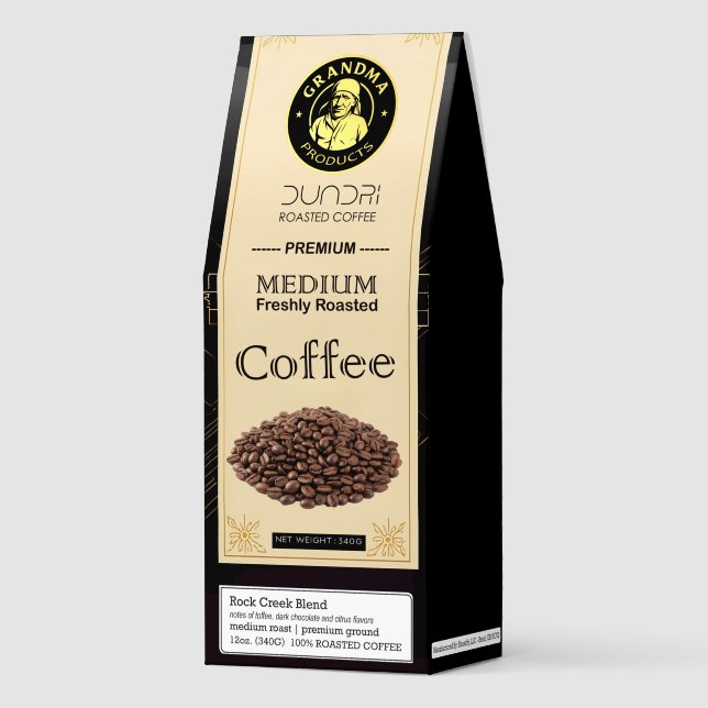 Dundristore Medium Roasted Coffee – Rock Creek Ble (Front)