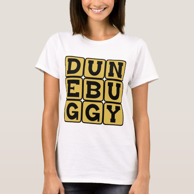 Dune Buggy, Beach Transportation T-Shirt (Front)