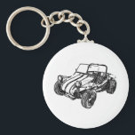 Dune Buggy Keychain<br><div class="desc">Vintage Retro Sand Dune Buggy</div>