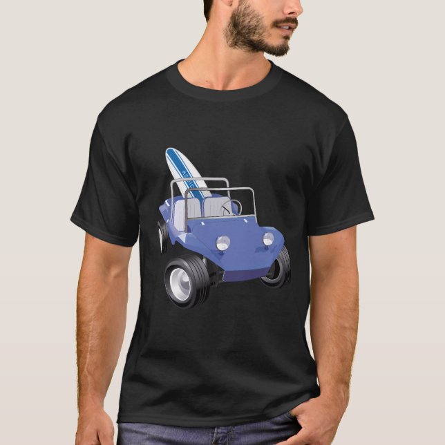 Dune Buggy Manx Blue With T-Shirt (Front)