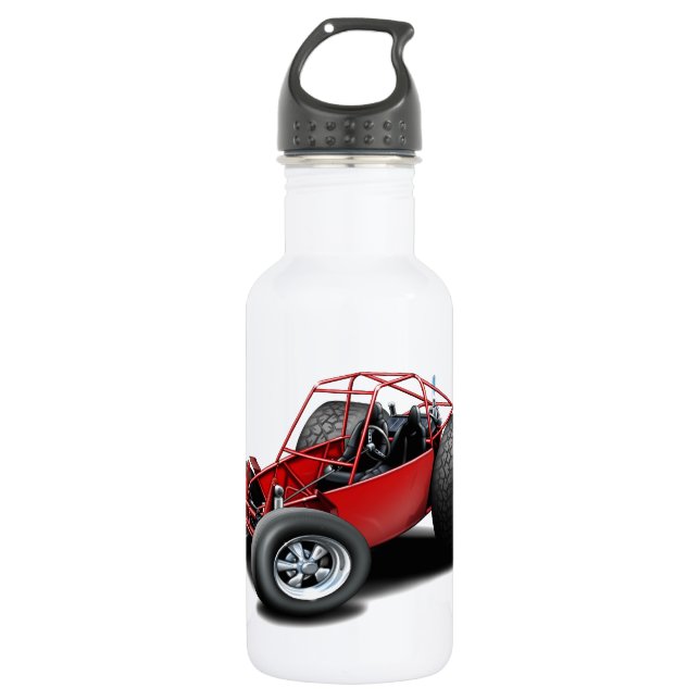 Dune Buggy red Water Bottle (Front)