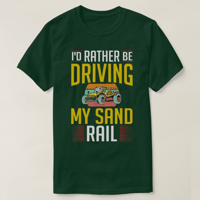 Dune Buggy Sand Rail Car Racing Beach Desert Rc Dr T-Shirt (Design Front)