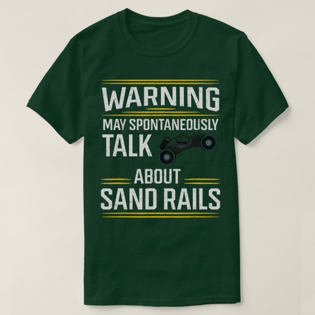 Dune Buggy Sand Rail Car Racing Beach Desert Rc Dr T-Shirt (Design Front)