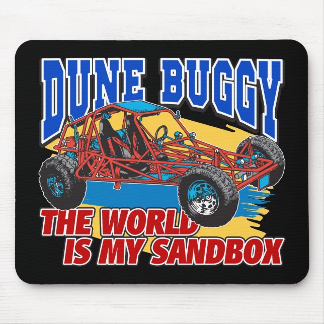 Dune Buggy Sandbox Mouse Pad (Front)