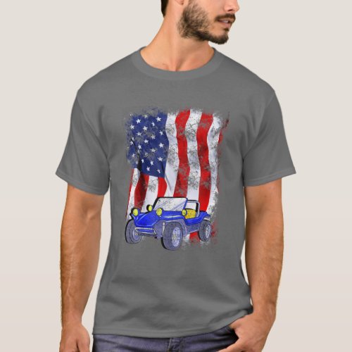 Dune Buggy USA Beach Beach Car Truck Men Women Kid T_Shirt